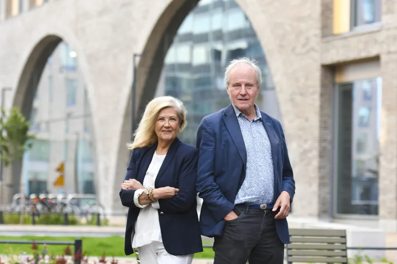 Liisa Halme Vuori ja Timo Höykinpuro yhteiskuvassa