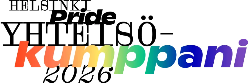 Helsinki Pride yhteisökumppanilogo 2026
