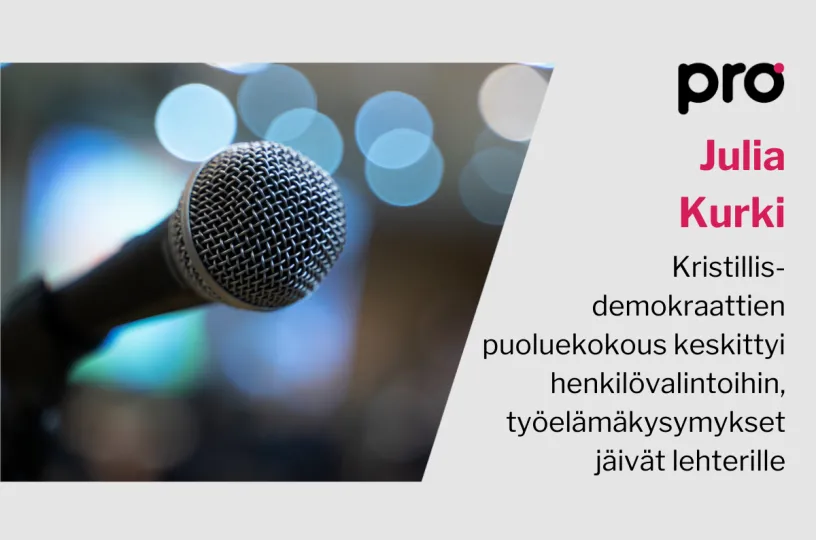 Blogi kristillisdemokraattien puoluekokouksesta