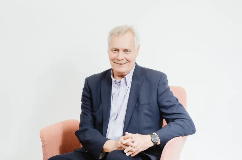Antti Rinne on ehdolla Pron puheenjohtajaksi. 