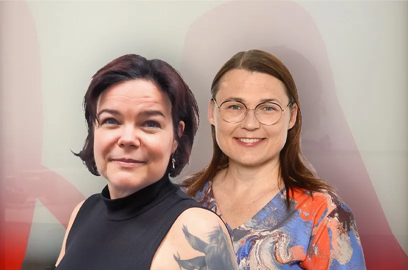 Blogin kirjoittajat Anna ja Jill Turvasta