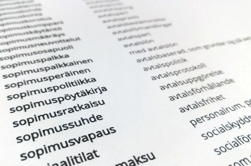 Fackterms arbetsmarknadsordlista