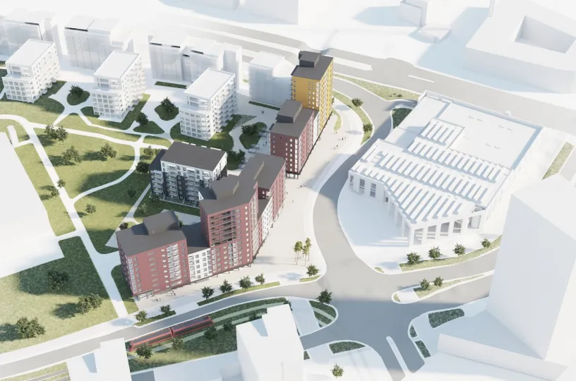 SRV rakentaa kaksi vuokrataloa kolmelle ammattiliitolle Tampereella, Pro mukana