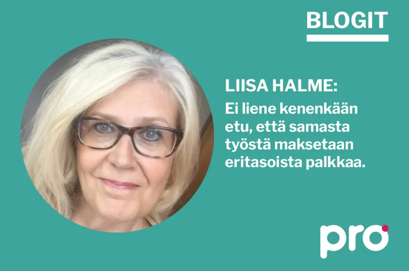Liisa Halmen kirjoittama blogi