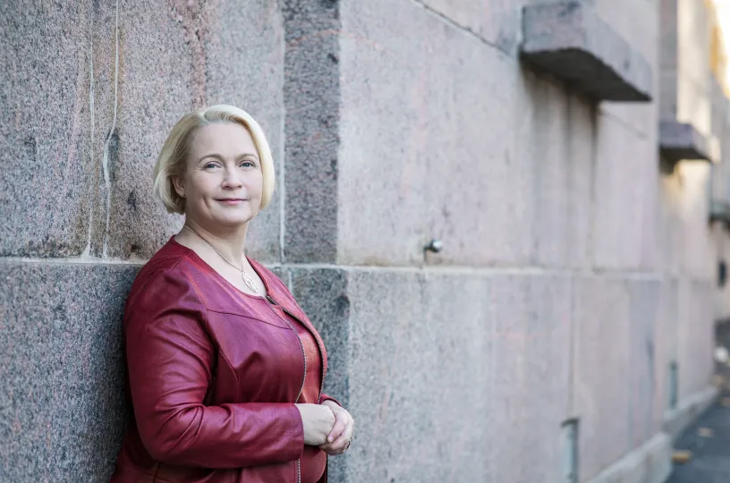 Kuvassa Taru Reinikainen 
