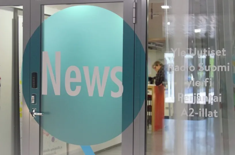 Yle sisäänkäynti, Kuva: Nina Tuomainen