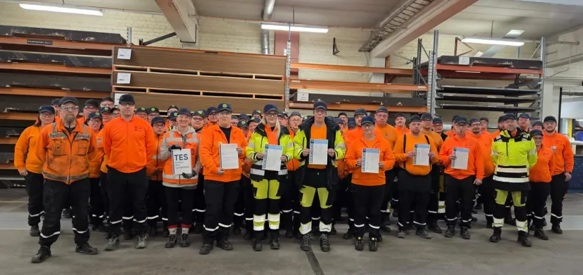 Formica IKi OY:n toimihenkilöt ja työntekijät työpaikalla 4.2.2026