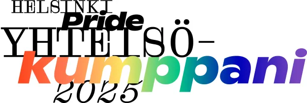 Helsinki Pride yhteisökumppani 2025 -logo