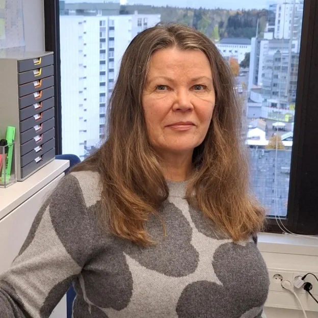 Kuvassa AFRYn prolainen luottamusmies Tuula Matikainen