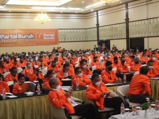 Indonesian työväenpuolue kokouskuva 