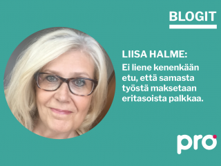 Liisa Halmen kirjoittama blogi