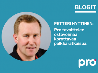Sopimusalavastaava Petteri Hyttinen kirjoittaa blogissaan työehtosopimusneuvotteluista.