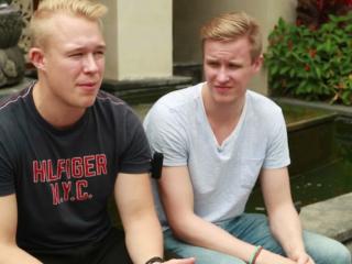 Insinööriopiskelijat Tomas Immonen ja Hannes Lehtinen lähtivät vaihto-opiskelijoiksi Balille Indonesiaan. 