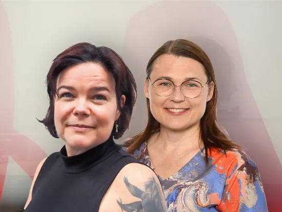 Blogin kirjoittajat Anna ja Jill Turvasta