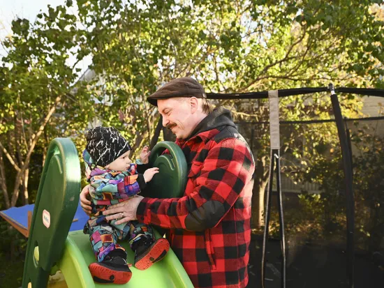  Erno Davidsson ja poika