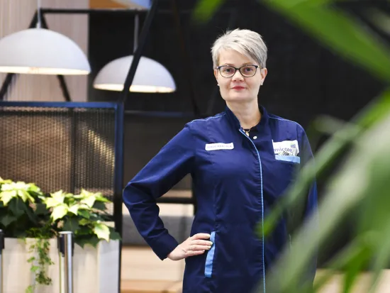 Työpaikkaohjaaja Virve Rantala
