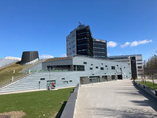 Näkymä Tampereen yliopiston Hervannan kampukselle.