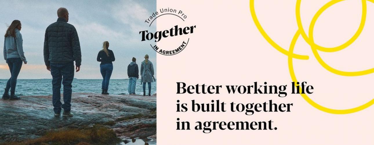 Together in agreement banner
