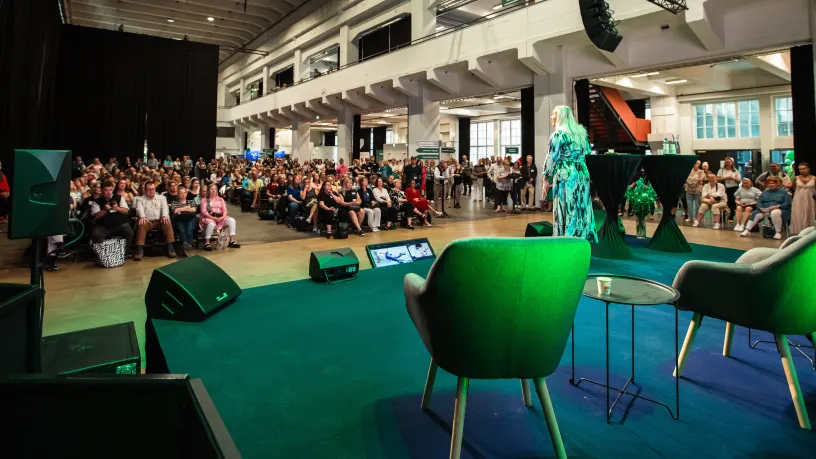 Jutta Larm oli keynote-puhuja vuoden 2024 UusioUrassa. 