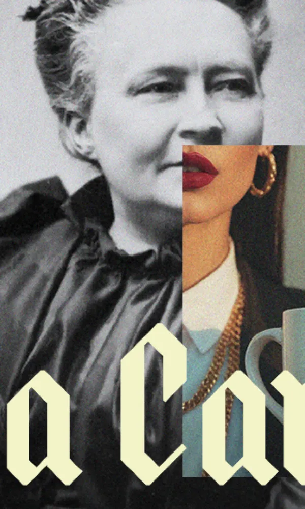 Be a Canth, ole kuin Minna. Kuvassa tasa-arvon ja naisten oikeuksien puolestapuhuja Minna Canth tekstillä Be a Canth.