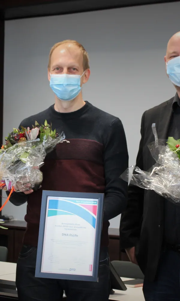 DNA tasa-arvopalkinto 2020